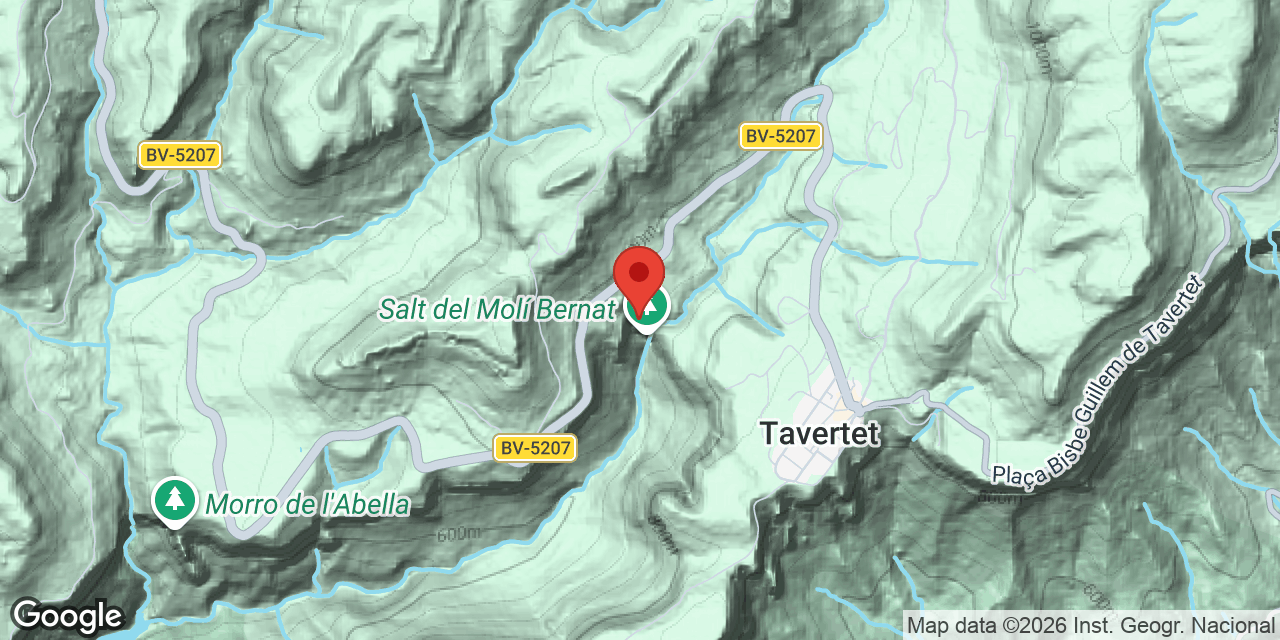 Location map of MOLÍ BERNAT, SURGÈNCIA DEL