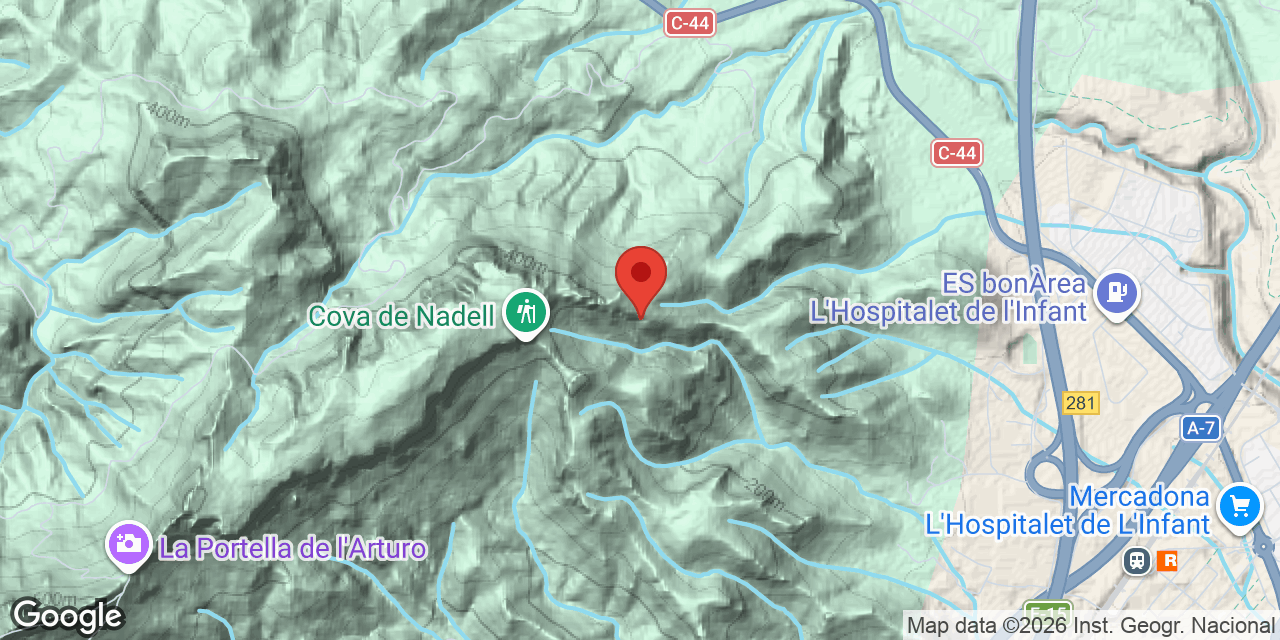 Mapa de situación de V-1, AVENC