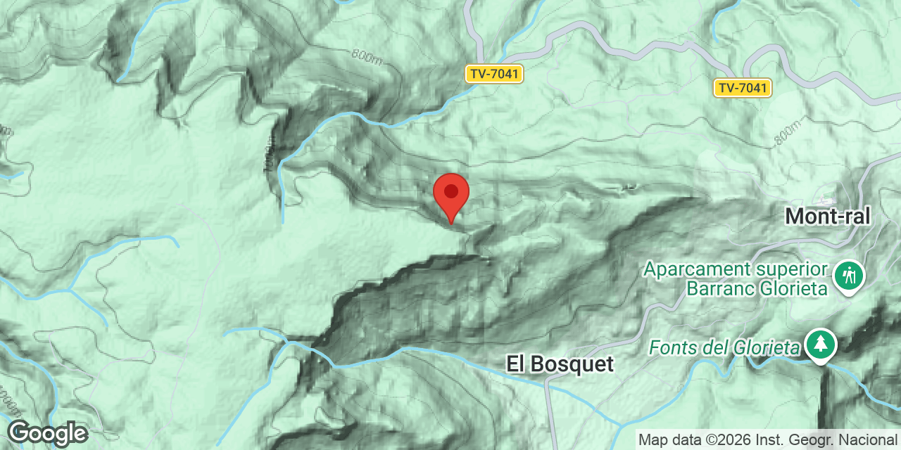 Location map of CINGLES DE BARRINA, BALMA DELS