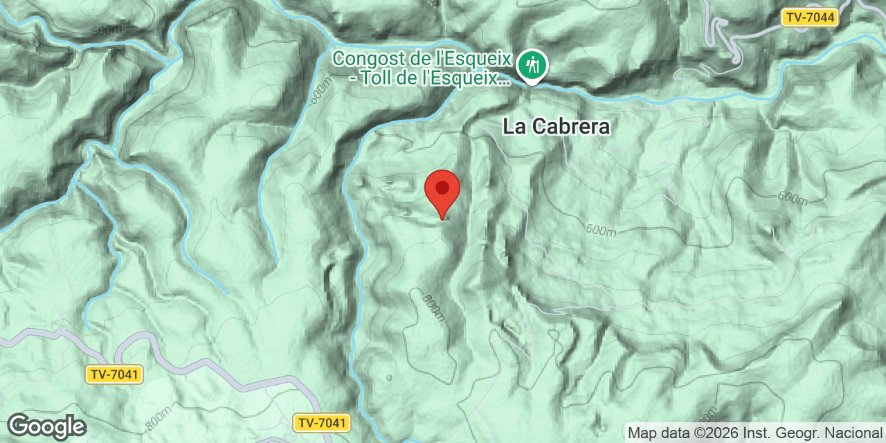 Mapa de situación de BLOCS, AVENC DELS