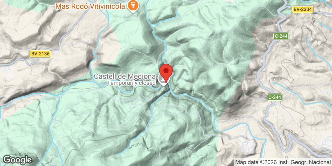 Mapa de situación de CASTELL, COVA DEL