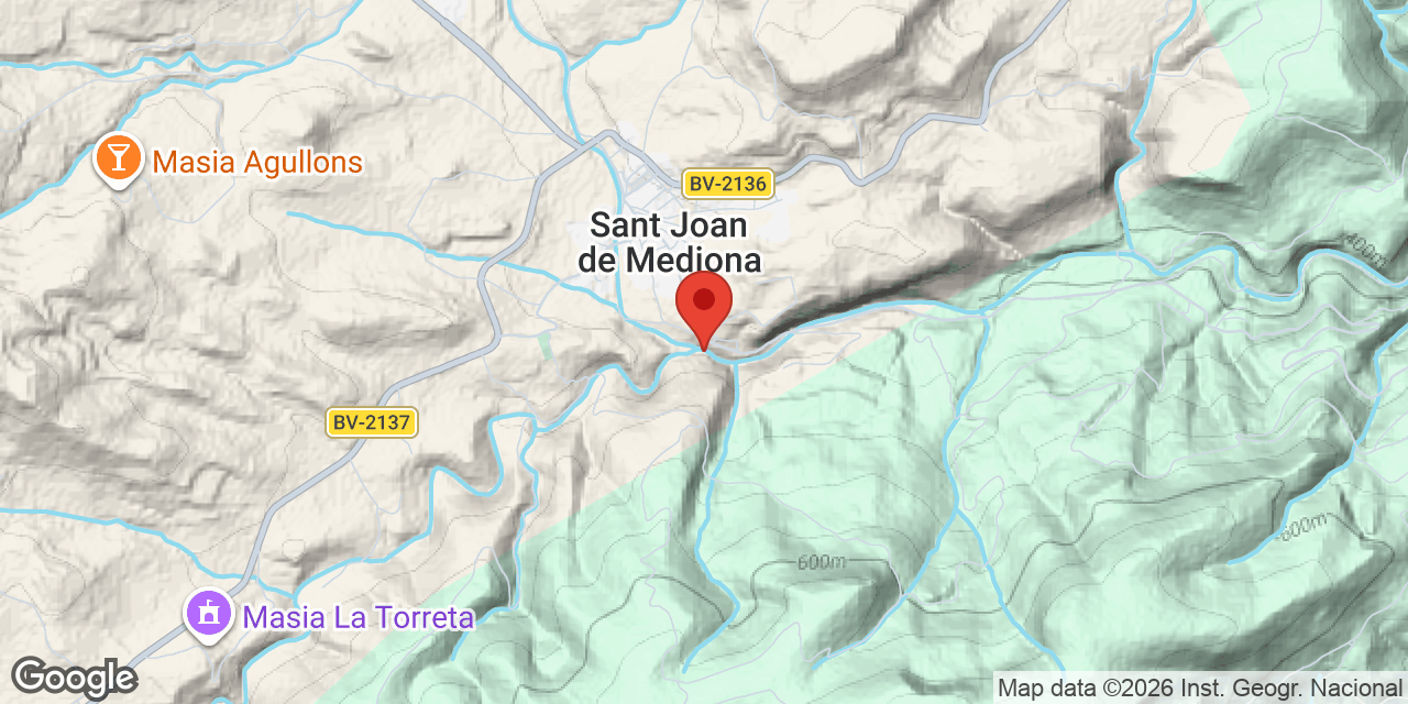 Mapa de situació de RODONA, COVA