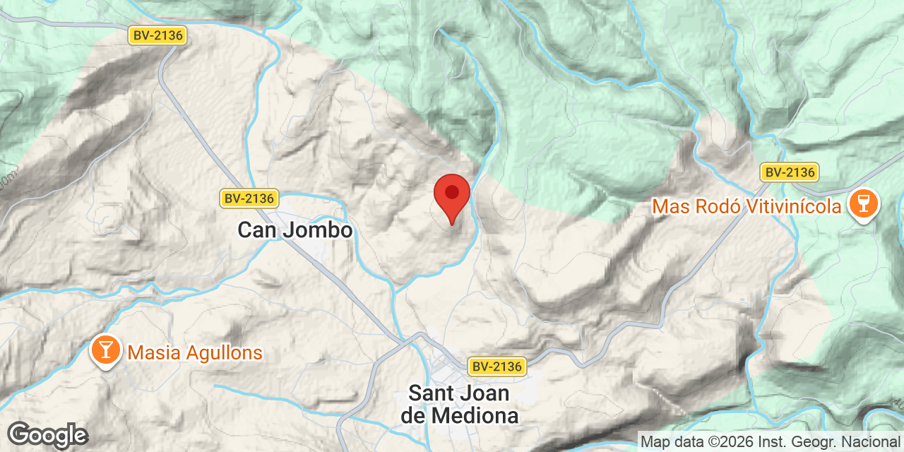 Mapa de situació de MASIA, COVA DE LA
