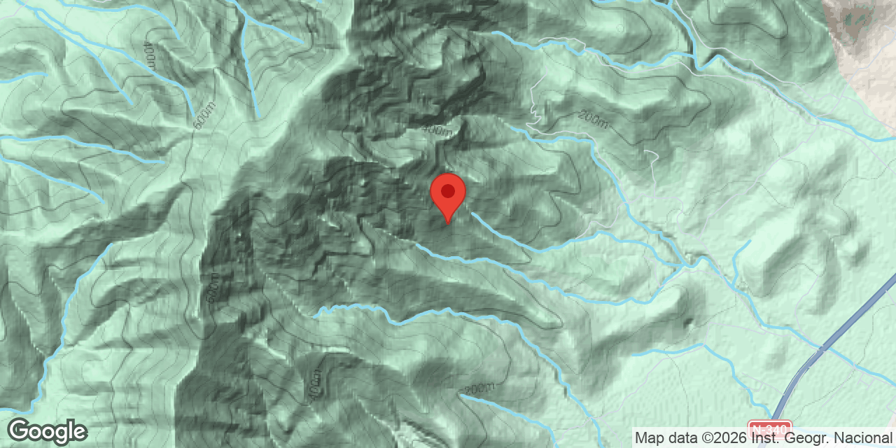 Mapa de situació de FERRANES, COVA PETITA DE