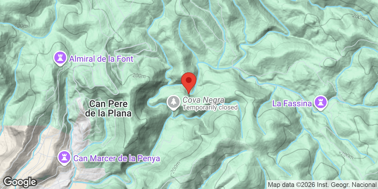 Location map of BORI, FORATS D'EN