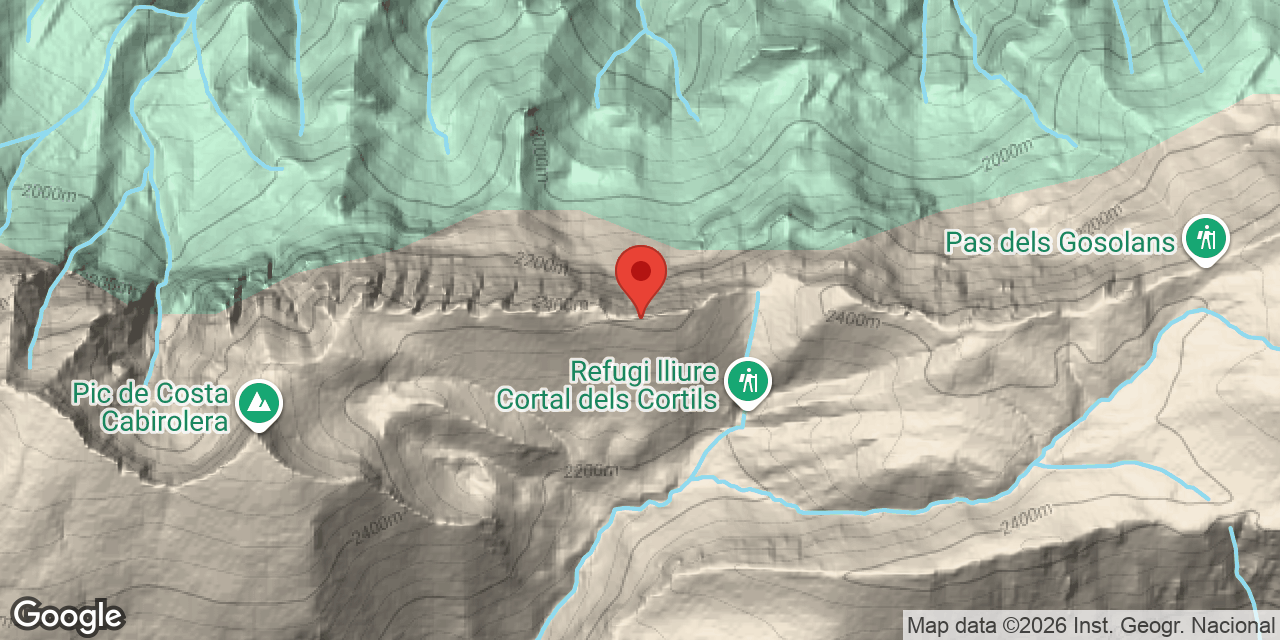 Carte de situation de SERRA CABIROLERA, ESQUERDA DE