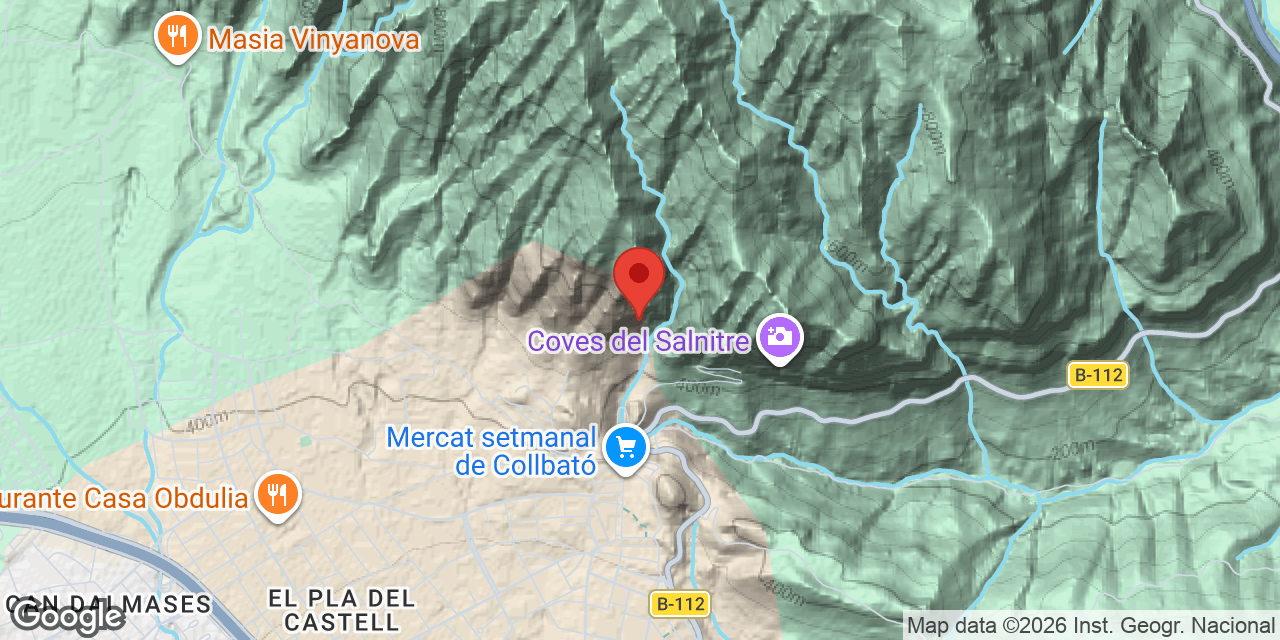 Mapa de situació de XACÓ, COVA FÒSSIL Nº1 DEL