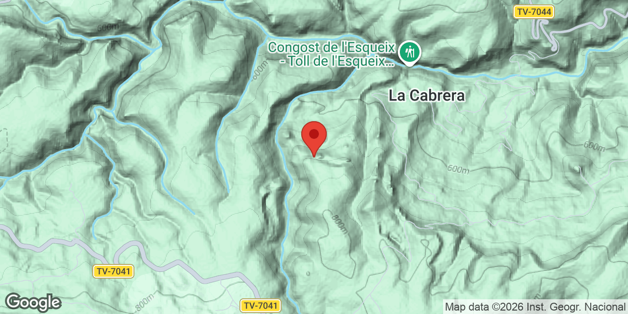 Mapa de situación de DOLINA, AVENC DE LA