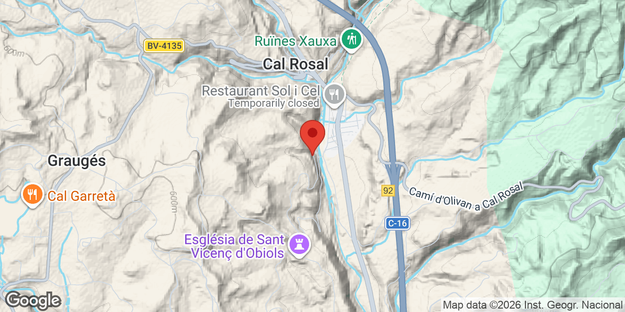 Location map of PONT D'ORNIU, BALMA DEL