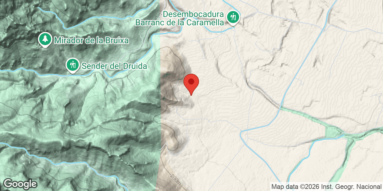 Mapa de situación de CORRAL DE REINA, AVENC DE