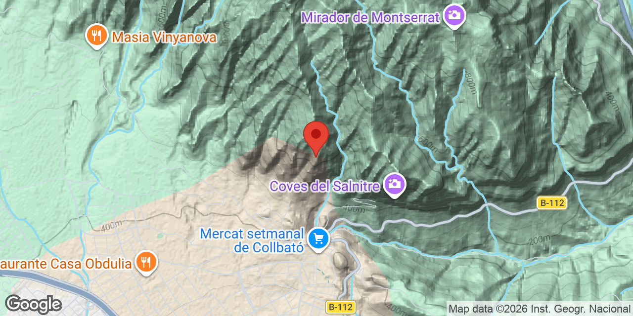 Carte de situation de FRA GARÍ, FORADADA DE