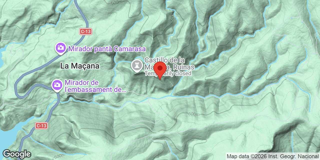 Mapa de situación de MAÇANA, BALMA Nº1 DE LA