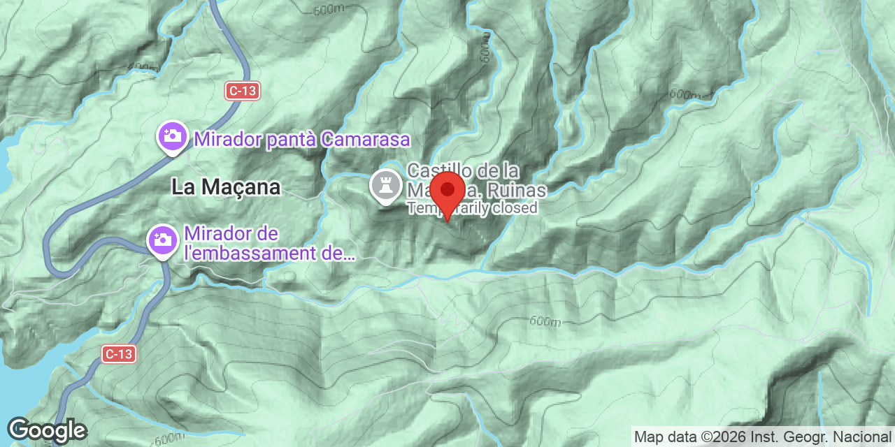 Carte de situation de MAÇANA, BALMA Nº2 DE LA