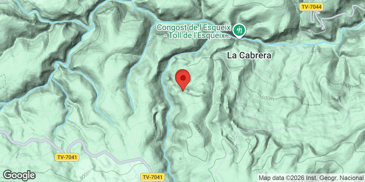Mapa de situació de ESCLETXA, AVENC DE L'