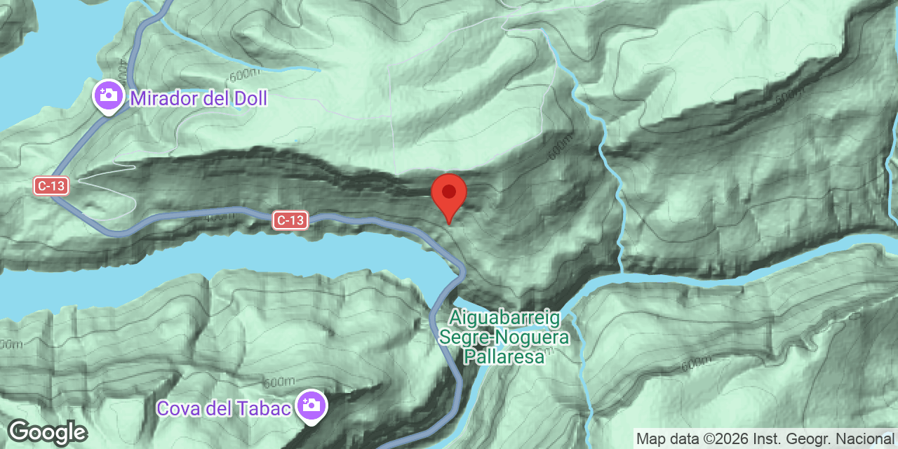 Mapa de situació de RENDISCLERA, AVENC DE LA