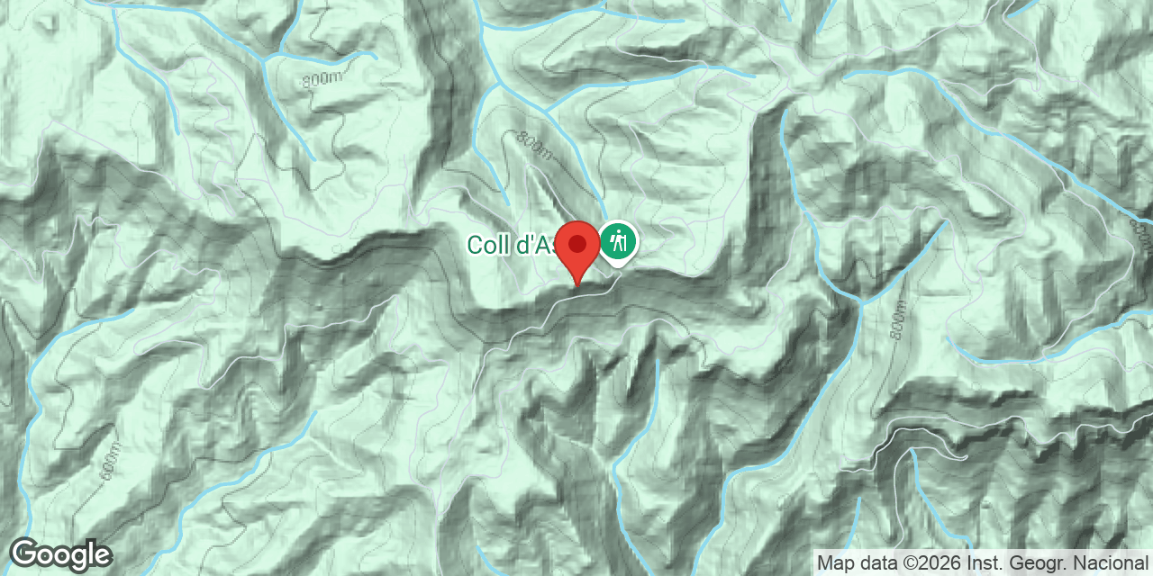 Mapa de situació de PETITA, COVA
