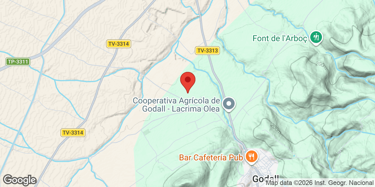 Carte de situation de CAMÍ DEL RÒSSEC, AVENC DEL