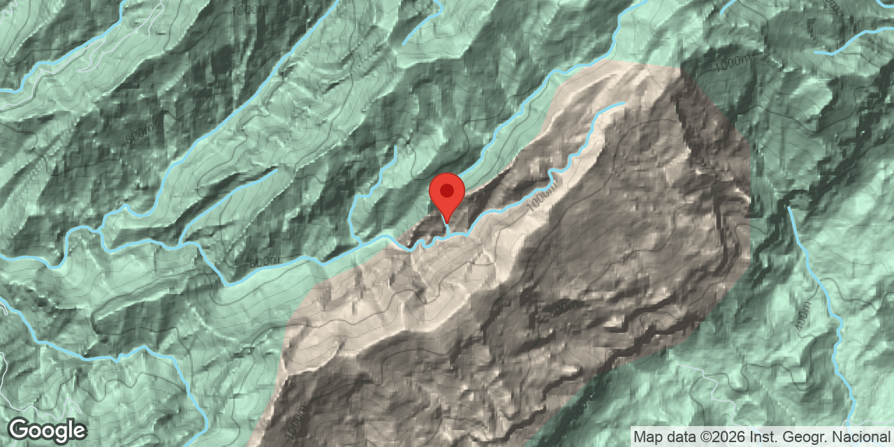 Mapa de situació de FRARE, COVA DEL