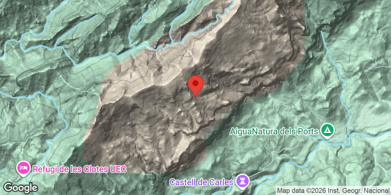 Mapa de situació de MENTA, COVA DE LA