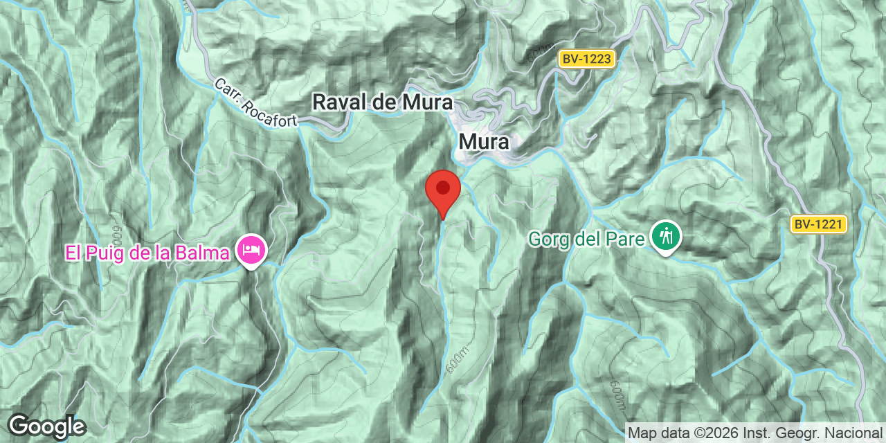 Mapa de situació de BLANQUERA, BALMA DE LA
