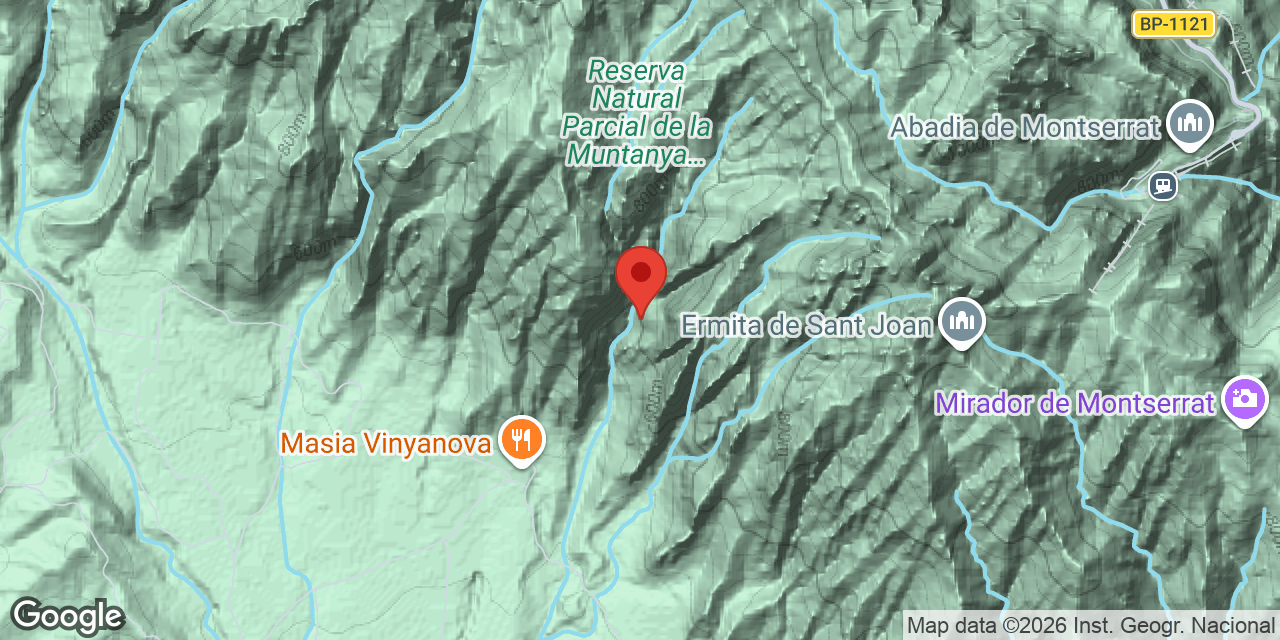 Mapa de situación de CAMÍ DEL PONT, COVA DEL