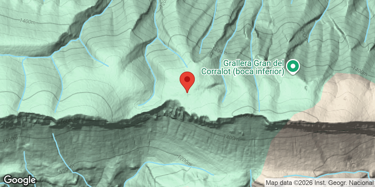 Mapa de situació de SERRAT ALT, FORAT DEL