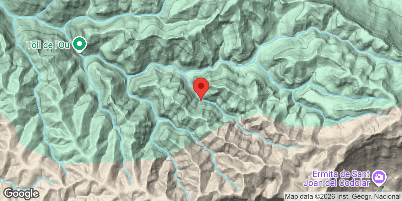 Mapa de situació de BRUIXA, COVA DE LA