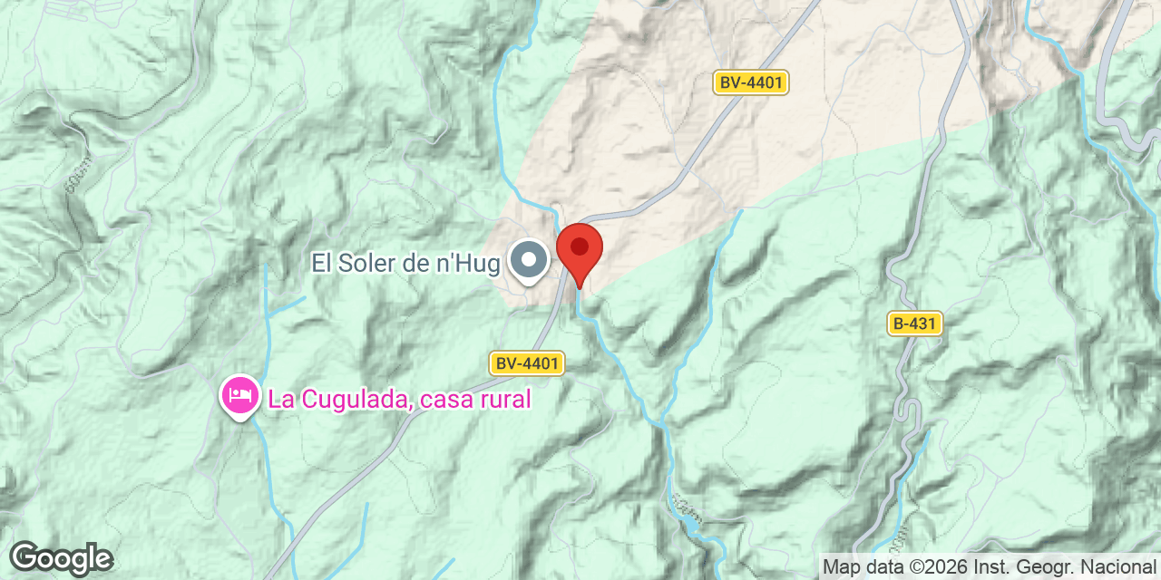 Location map of FONT DEL CLOTET, BALMA DE LA