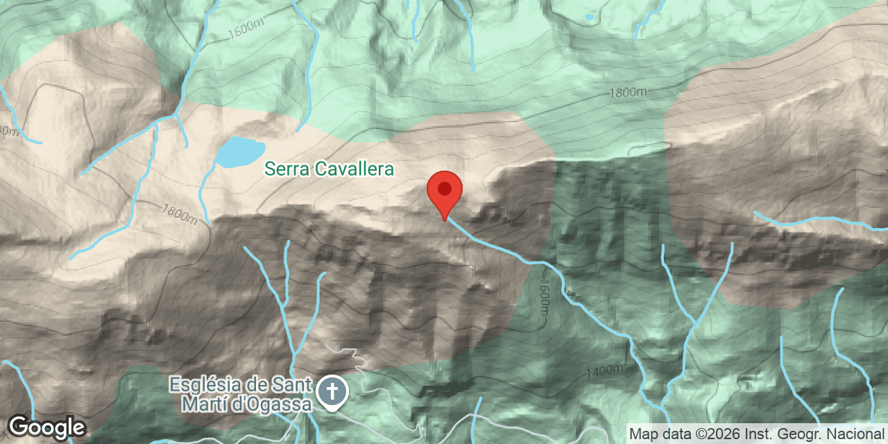 Location map of COMA D'OLLA, COVA DE LA