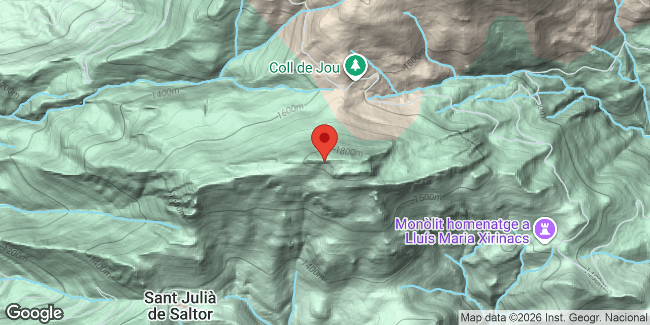 Mapa de situació de COMTE ARNAU, COVA DEL