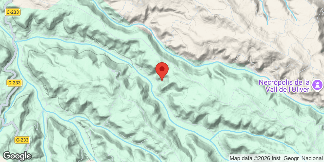 Location map of ARANYÓ FANXEC, COVA DE L'