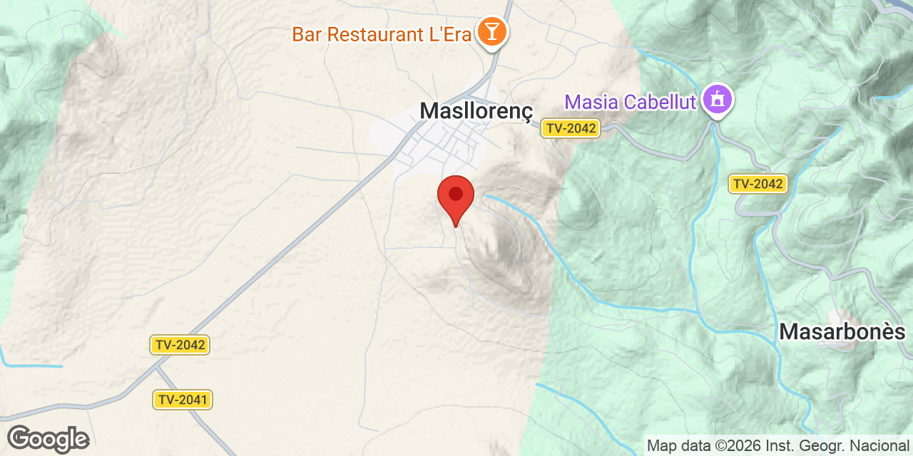 Mapa de situació de PEDRERA, AVENC DE LA