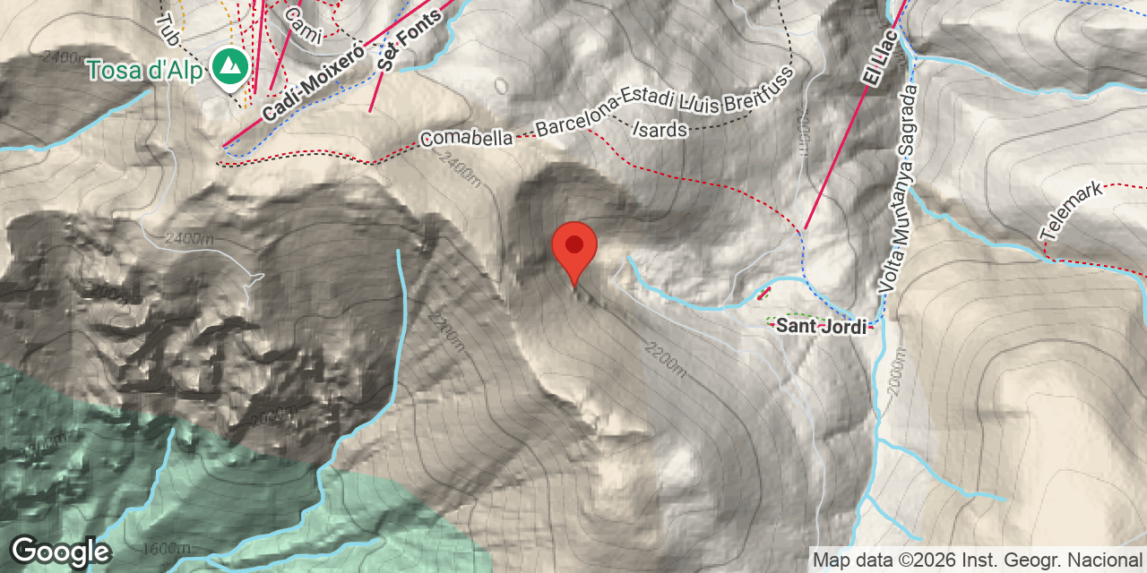 Mapa de situació de COMABELLA, COVA DE
