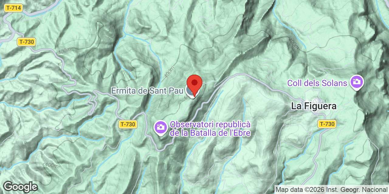 Carte de situation de SANT PAU, AVENC DE
