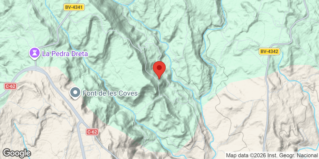 Mapa de situació de GITANOS, BALMA DELS