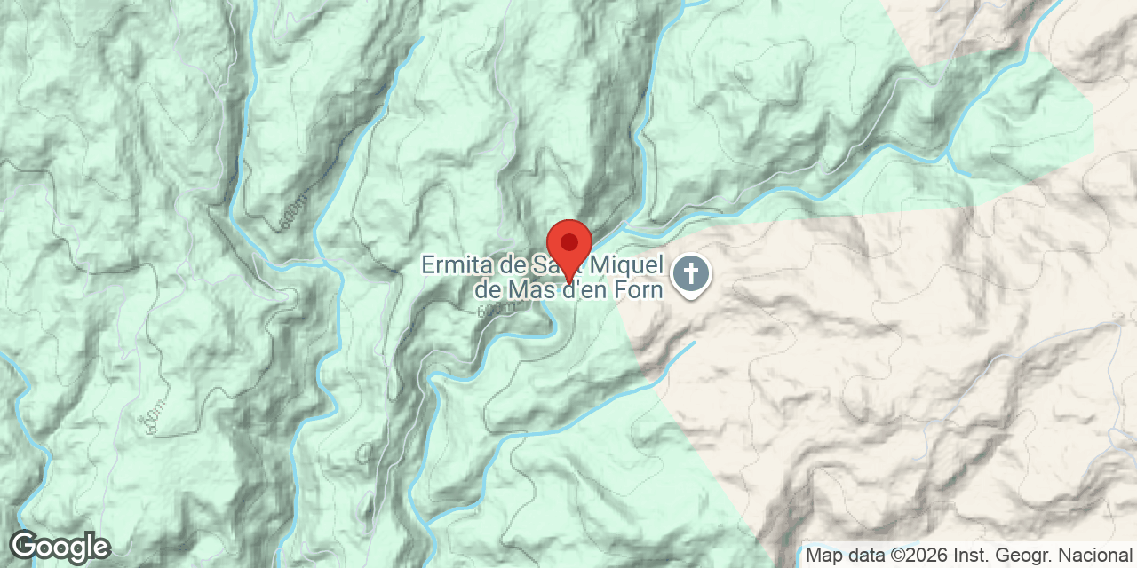 Mapa de situación de ESPLUGA NOVA, L'