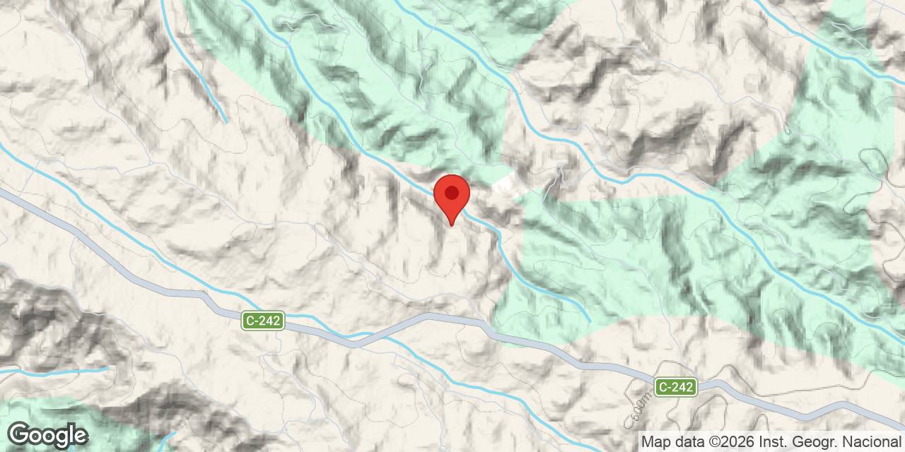 Mapa de situació de CAL BARBER, COVA DE