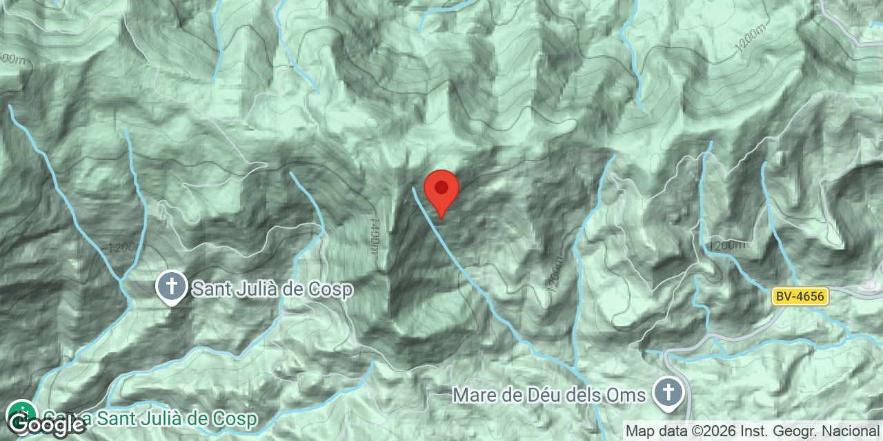 Carte de situation de LLOBERES, COVA DE LES