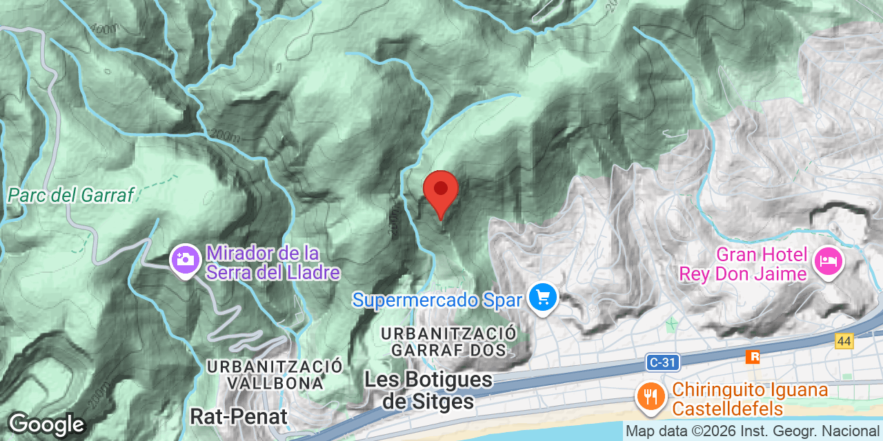 Mapa de situación de MIRADOR, AVENC DEL