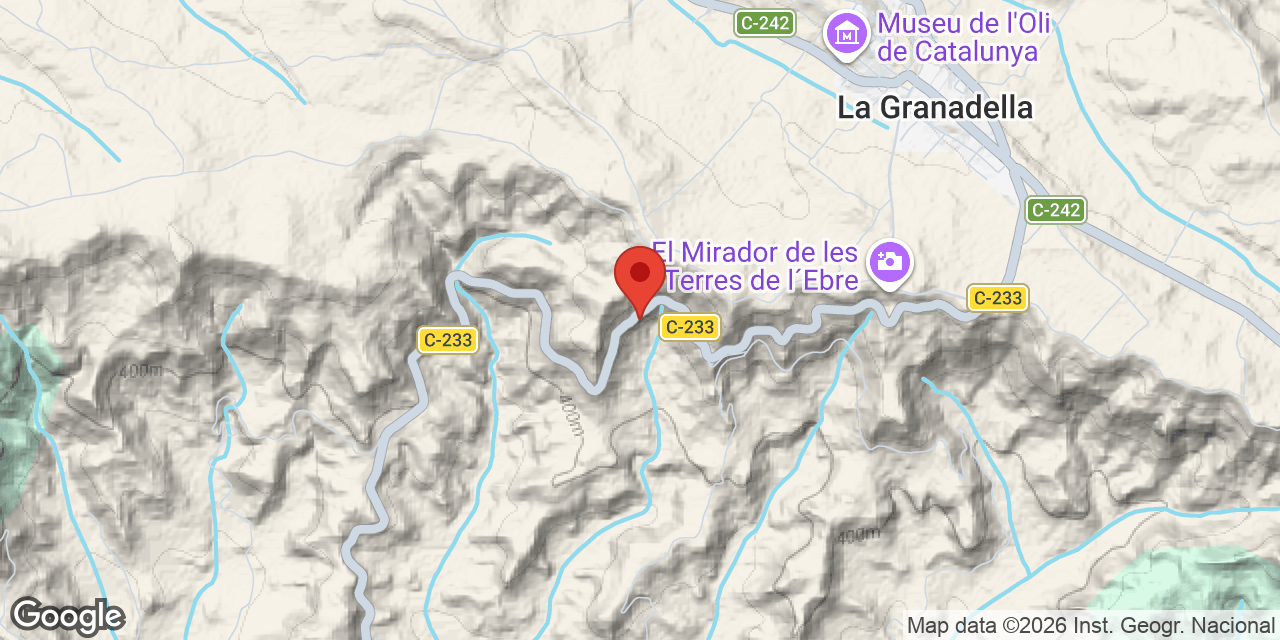 Mapa de situación de SOLANS DEL SENDRÓS, COVA DELS