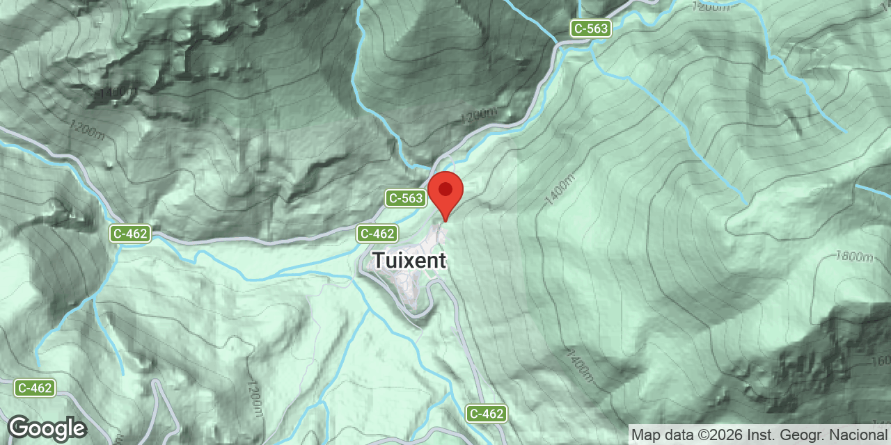Location map of CABANIL, COVA DEL