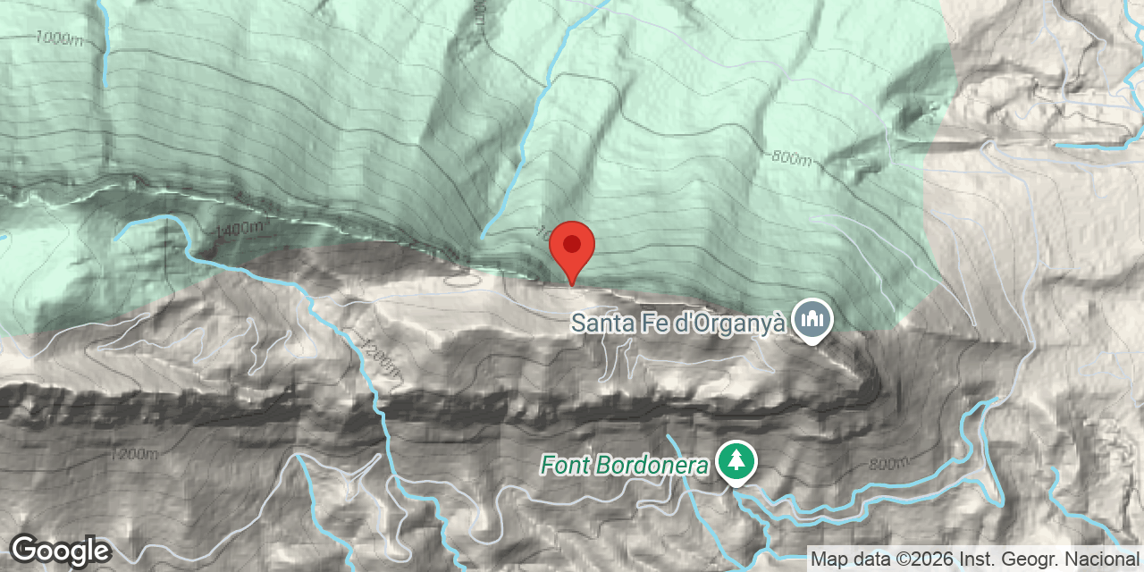 Mapa de situación de CORRETGEDOR, COVA DEL