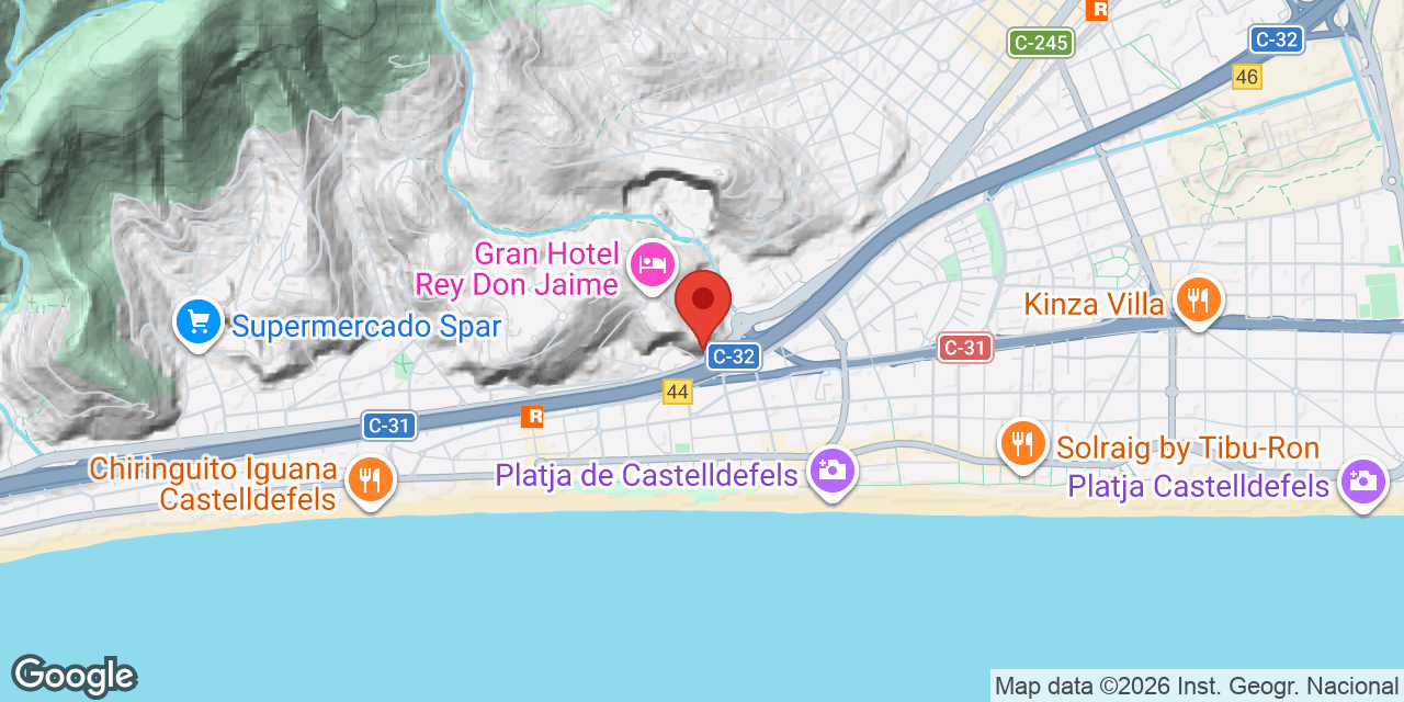 Location map of MUSTAFÀ, COVA D'EN