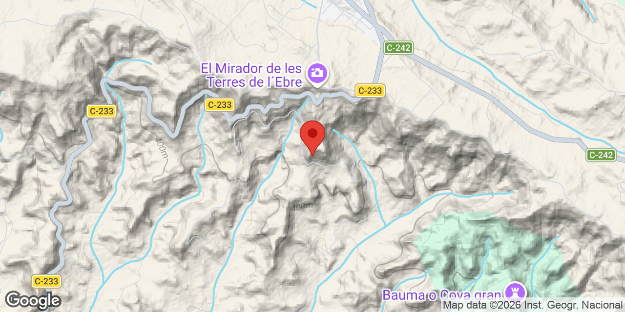 Mapa de situació de LLARGA, COVA