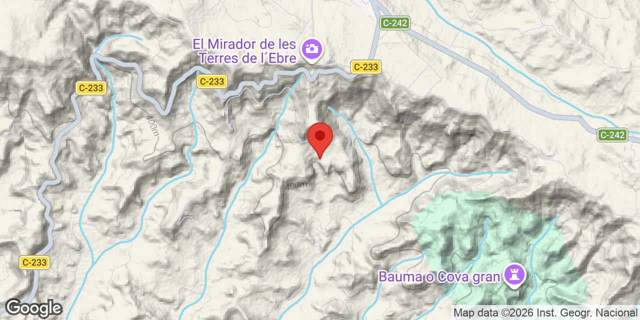 Mapa de situación de PICOT, COVA DEL