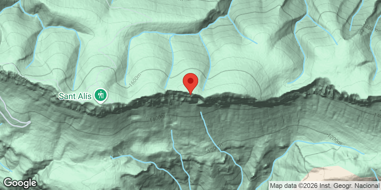 Mapa de situació de TOSSAL, FORAT DEL