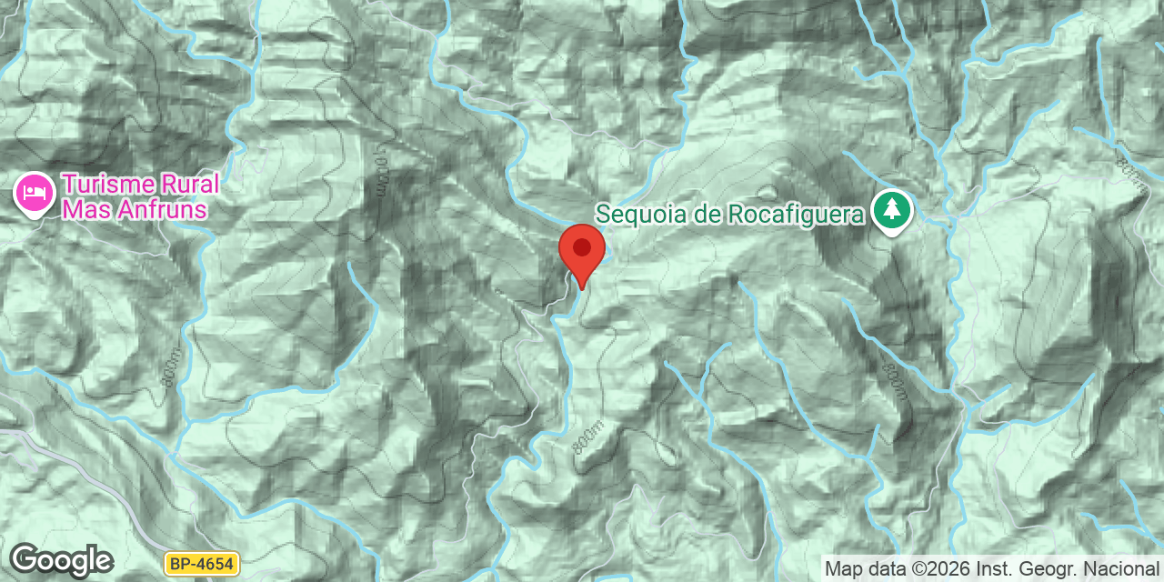 Mapa de situació de REFUGIATS, BALMA DELS