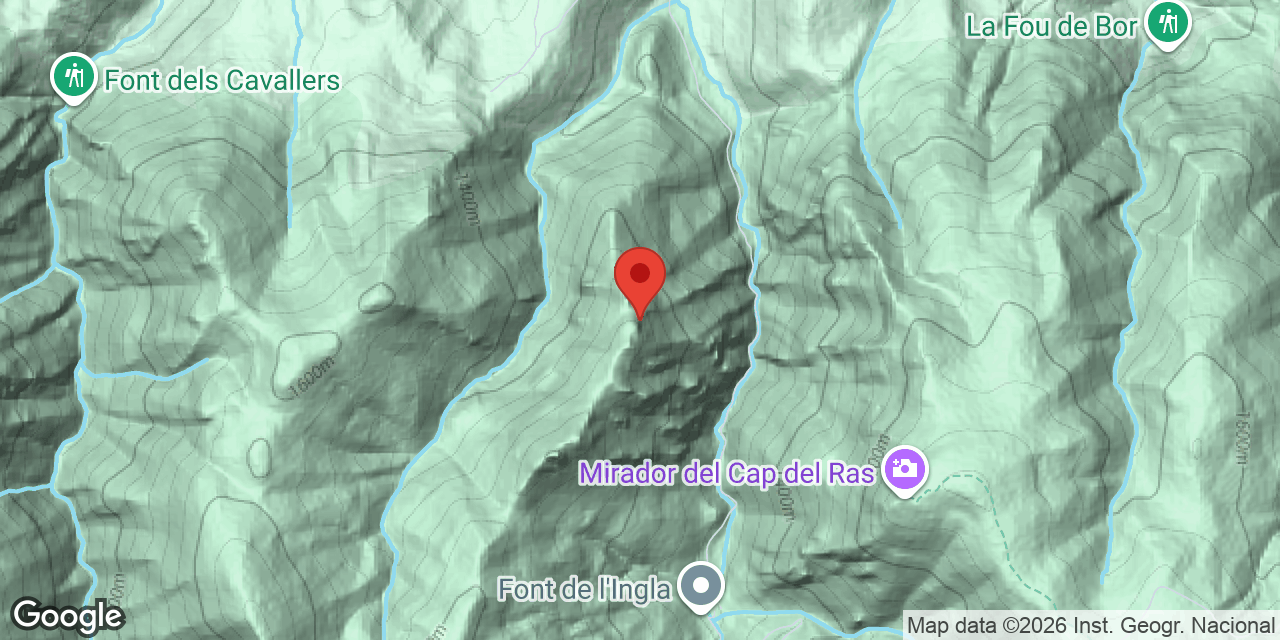 Mapa de situació de ESCLOP, FORAT DE L'