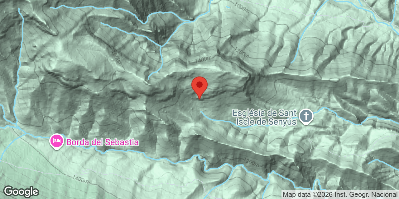 Mapa de situació de OLINI, FORAT DE L'