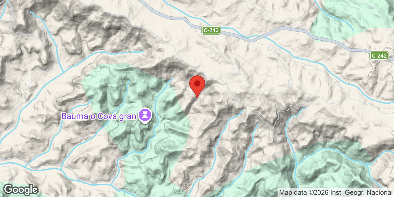 Mapa de situació de CAMÍ DEL MOLÍ, COVA PETITA DEL